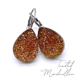 Big as Texas Autumn Teardrop Dangles -Fall Earrings