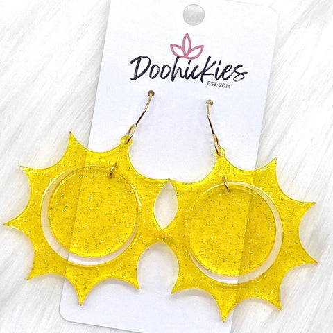 2" Sunshiny Day Acrylics -Summer Earrings