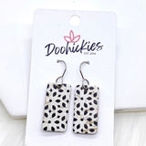 1.5" Neutral Bentley Bar Corkies -Earrings