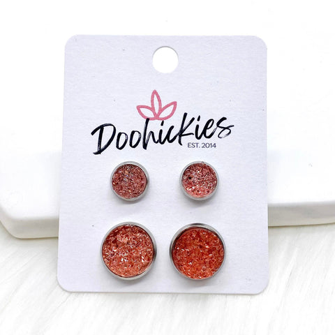 Flamingo Sparkles Mommy & Me Sets -Earrings