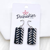 1.5" Neutral Bentley Bar Corkies -Earrings