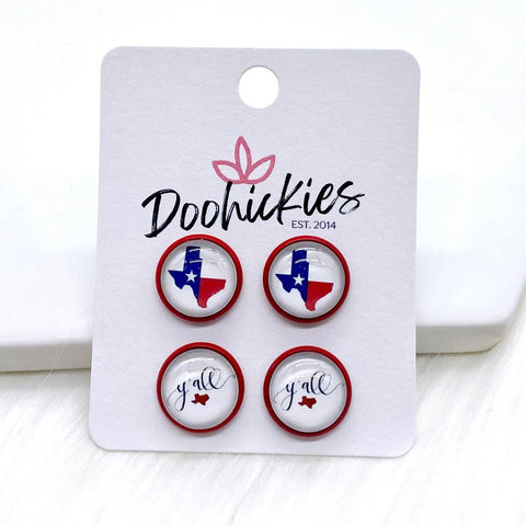 12mm The Lone Star State & Y'all in Red Settings