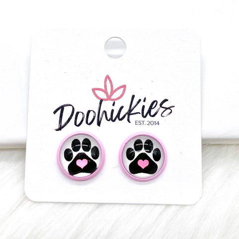 12mm Puppy Love Singles -Summer Earrings