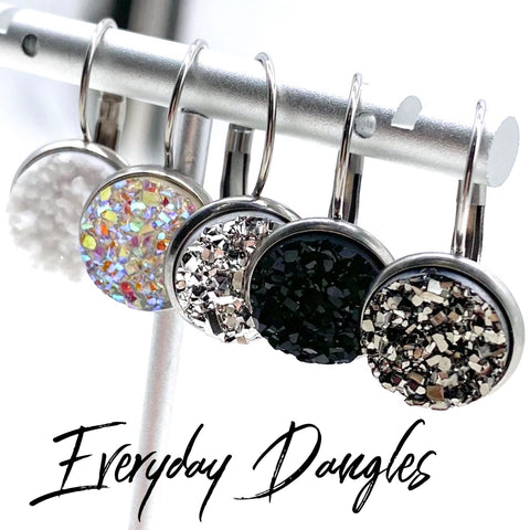 Everyday Round Dangles -Earrings