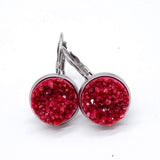 Autumn Round Dangles -Fall Earrings