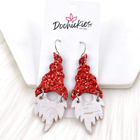 Red Chunky Glitter Gnomes