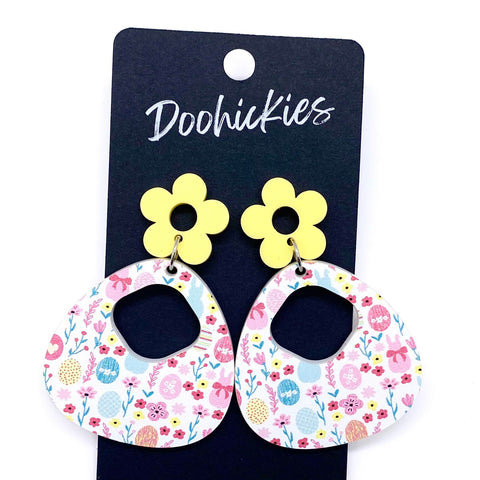 2" Easter Vibes Lil' Carmen Dangles -Spring Acrylic Earrings