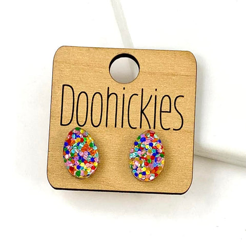 13mm Easter Eggs - Easter Earrings