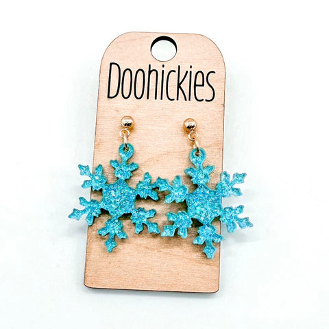Razzle Dazzle Snowflake Collection - Christmas Acrylic Earrings
