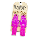 Glitter Nutcracker Collection - Christmas Acrylic Earrings