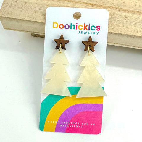 Down Home Layered Christmas Tree Earring Collection