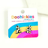 Pine Tree Country Christmas Stud Earrings