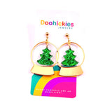 Christmas Snow Globe Acrylic Earring Collection