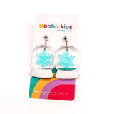 Christmas Snow Globe Acrylic Earring Collection