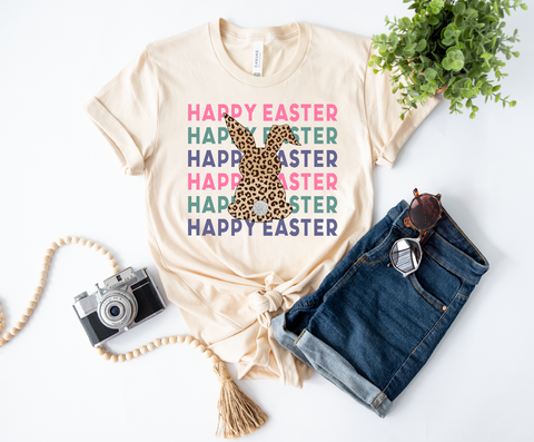 Happy Easter- Leopard Bunny- PLEASE ALLOW 3-5 BUSINESS DAYS FOR SHIPPING