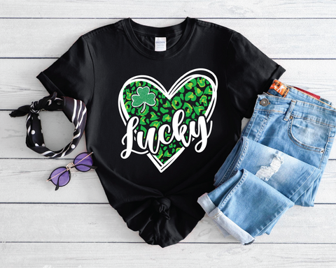 Leopard Lucky Heart- PLEASE ALLOW 3-5 BUSINESS DAYS FOR SHIPPING