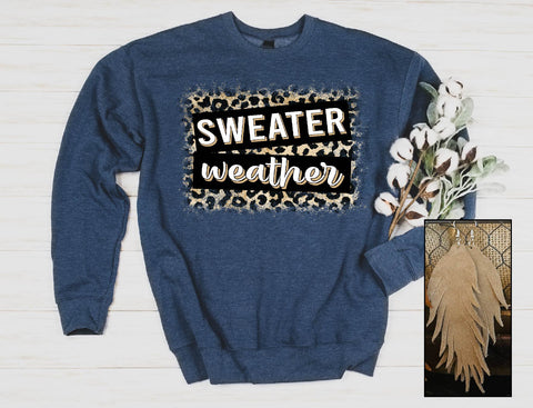 Sweater Weather- Leopard - PLEASE ALLOW 3-5 DAYS FOR SHIPPING