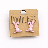 Pastel Floppy Ear Bunny Stud Collection - Easter Earrings