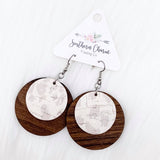 The New Ella Collection (wood & cork) -Earrings