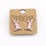 Pastel Floppy Ear Bunny Stud Collection - Easter Earrings