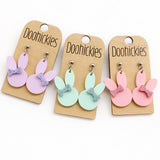 Pastel Hoppy Bow Collection - Easter Earrings