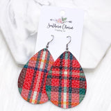 2.5" Christmas Plaid Mini Collection -Earrings