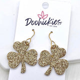 1.25" Itty Bitty Shamrocks -Earrings