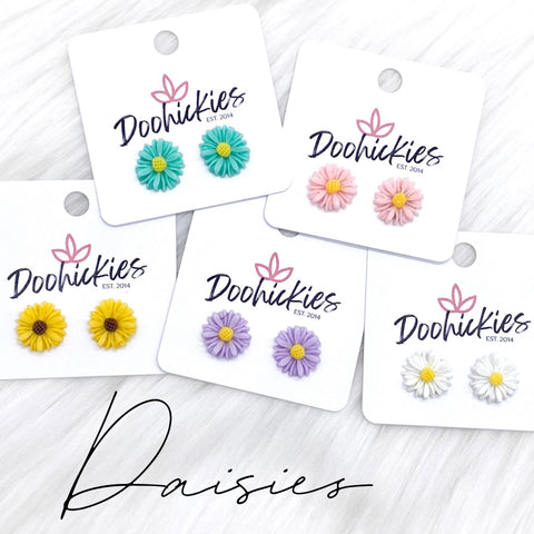 13mm Daisy Studs -Earrings