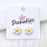13mm Daisy Studs -Earrings