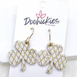1.25" Itty Bitty Shamrocks -Earrings