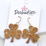 1.25" Itty Bitty Shamrocks -Earrings