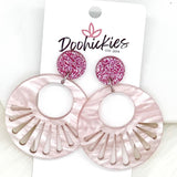 2.25" Disco Starburst Acrylic Dangles -Earrings