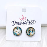 12mm Confetti Drops -Earrings