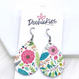 1.5" Spring Mini Collection (leather) -Earrings