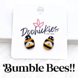 Lady Bugs & Bumble Bee Singles -Summer Earrings