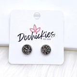 8mm Everyday Single Studs -Earrings