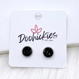 8mm Everyday Single Studs -Earrings