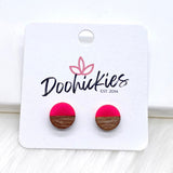 10mm Colorblock Studs -Earrings