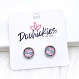 8mm Doolittle Doodles -Earrings