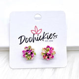 11mm Flower Singles -Earrings