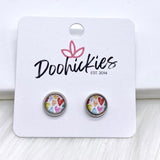 8mm Doolittle Doodles -Earrings