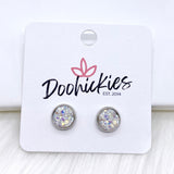 8mm Everyday Single Studs -Earrings