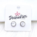 8mm Everyday Single Studs -Earrings