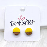 10mm Colorblock Studs -Earrings