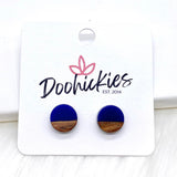 10mm Colorblock Studs -Earrings