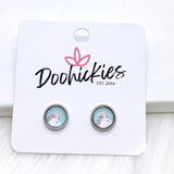 8mm Doolittle Doodles -Earrings