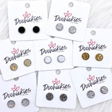 8mm Everyday Single Studs -Earrings