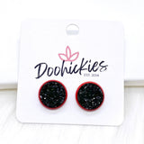 12mm Everyday Studs in Red Settings