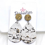 2" Neutral Driftwood Dangles -Earrings