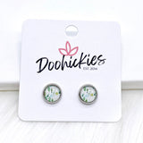 8mm Doolittle Doodles -Earrings